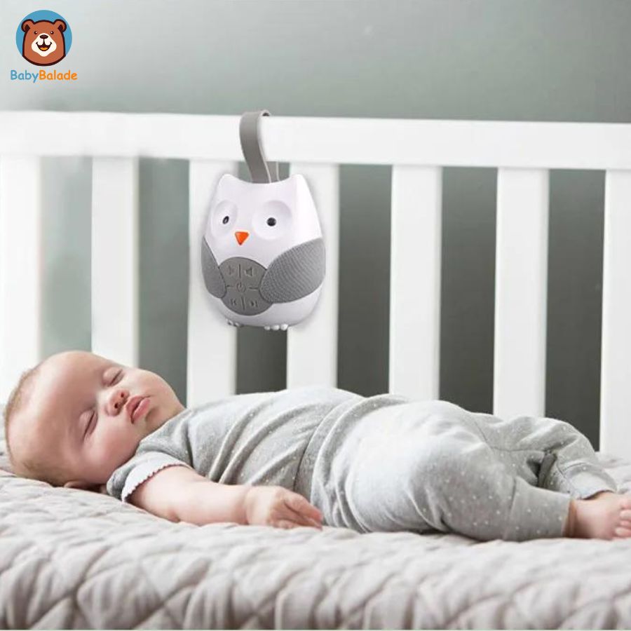 bruit blanc bebe - bébé dort dans son berceau