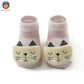 Chaussette Antidérapante bébé - modèle chaton rose