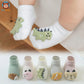 Chaussette Antidérapante bébé -  les pieds de bébé mignon dans ses chaussettes