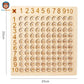 jeu table de multiplication - dimensions adéquates pour les petites mains