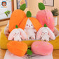 Pelcue Lapin - Modèle Fraise et Carotte plusieurs tailles