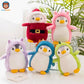 Peluche Pingouin - 5 modèles toutes mignonnes