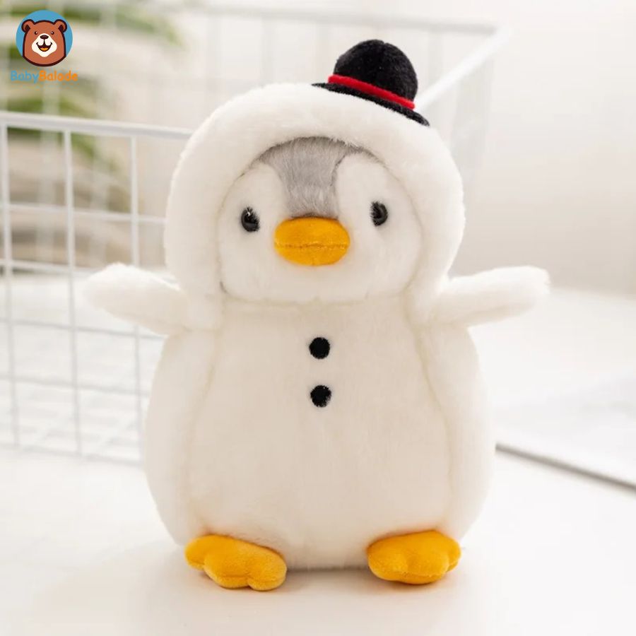 Peluche Pingouin - couleur blanc