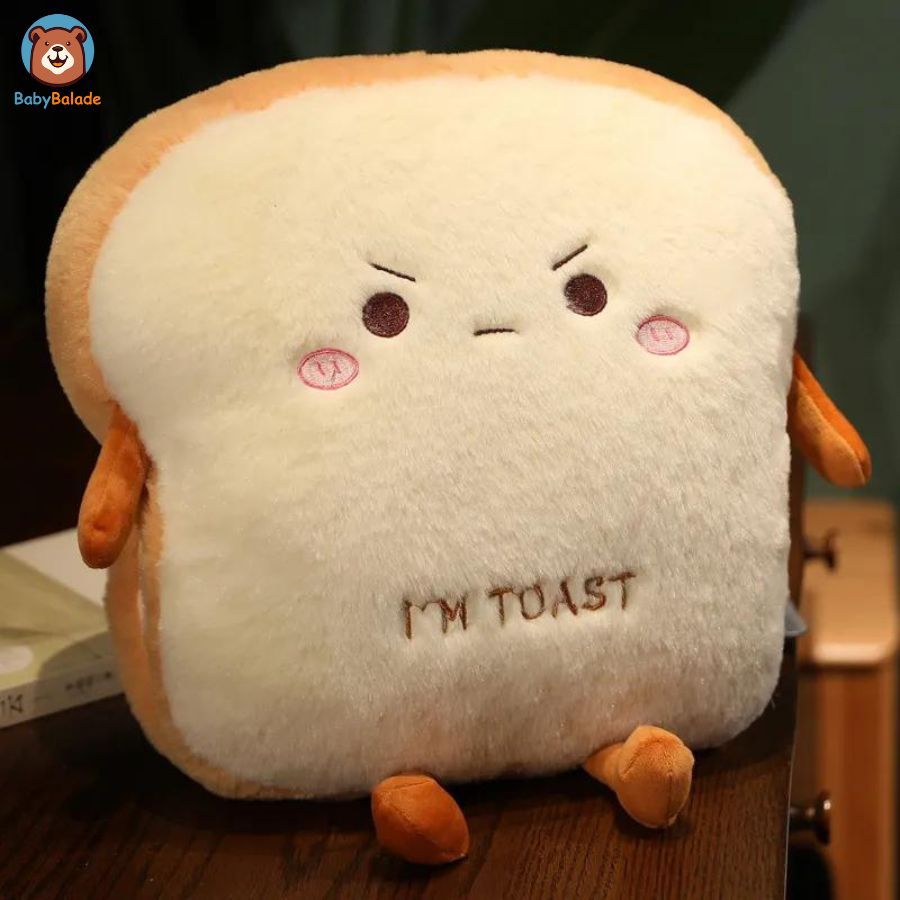 peluche toast - Modèle Grincheux