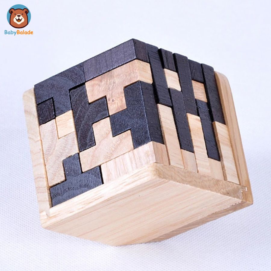 tetris 3D jeu stratégique en bois de haute qualité
