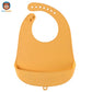 bavoir silicone - bavoir bébé de couleur jaune
