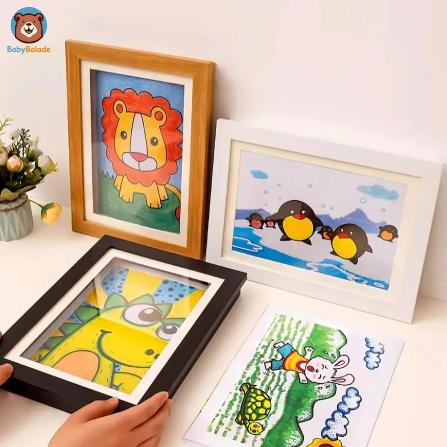 Cadre Dessin Enfant | KIDICADRE™