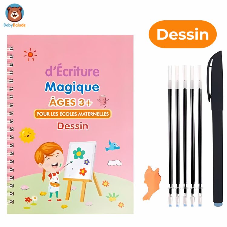 Cahier d'écriture magique | EDUCABOOK™