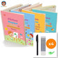 Cahier d'écriture magique | EDUCABOOK™ - PACK de 4