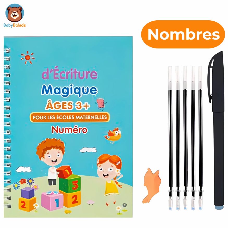 Cahier d'écriture magique | EDUCABOOK™