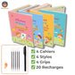 Cahier d'écriture magique | EDUCABOOK™ - PACK de 4