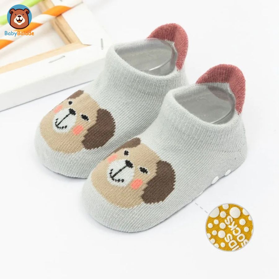 Chaussette Antidérapante Bébé | CHAUCUTE™