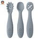 Cuillère Bébé Apprentissage | WEESPOON™ (Lot de 3)