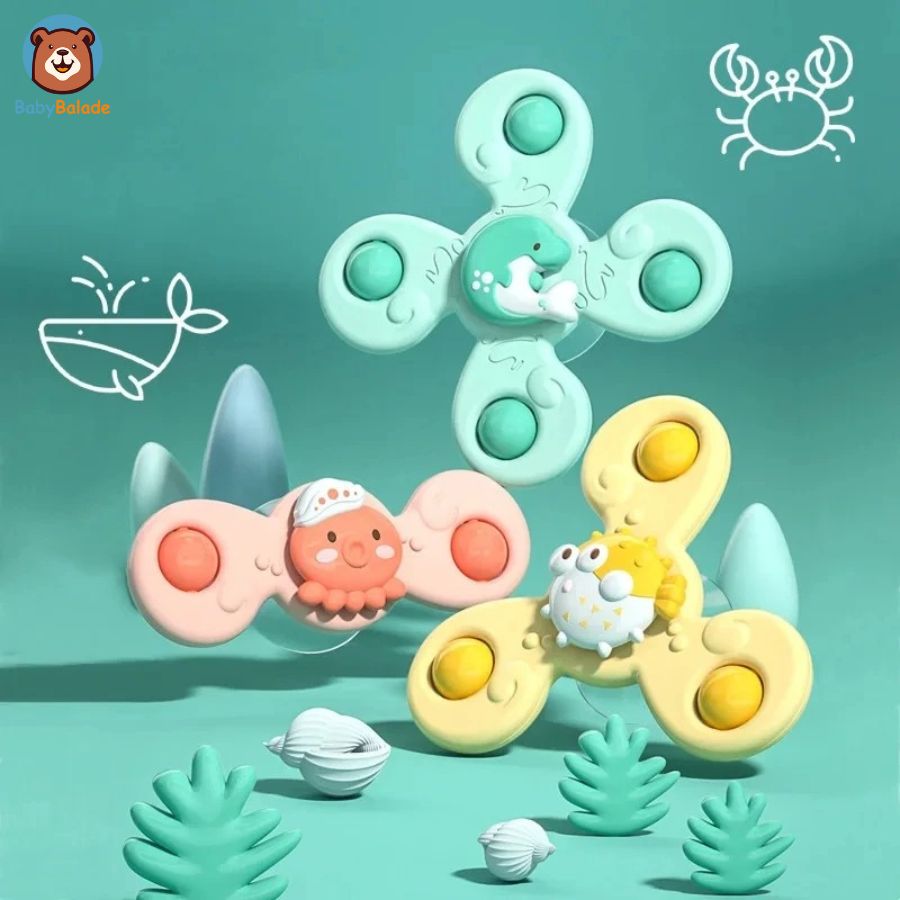 Lot de 3 Jouets d'Éveil | BABY SPIN™