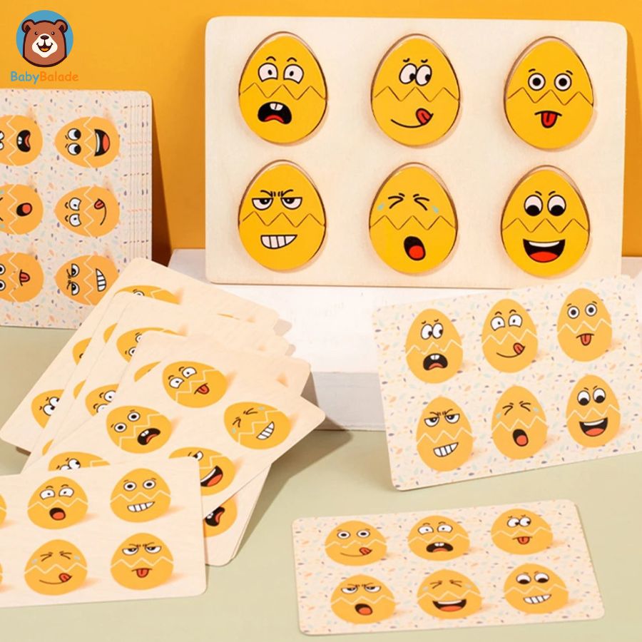 puzzle en bois eggsmyle pour passer des moments en famille tout en stimlant les enfants