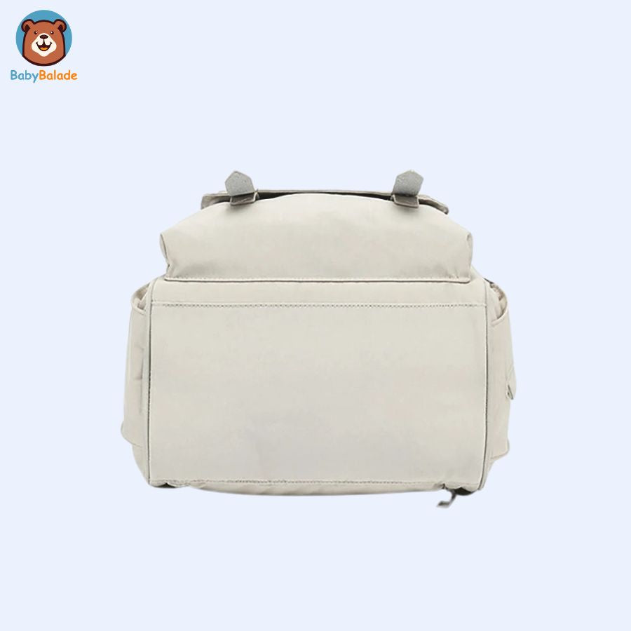 sac à dos à langer vu par le bas