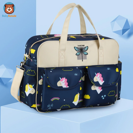 sac à langer couleur bleu marine