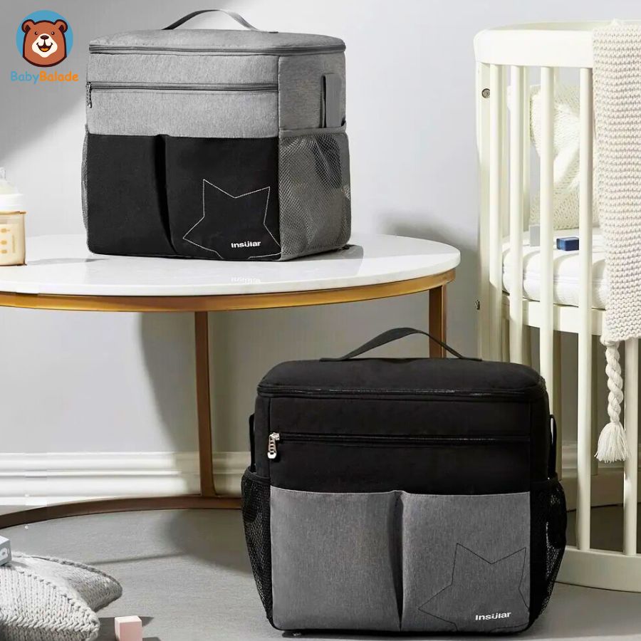sac à langer poussette - deux coloris disponibles