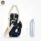 sac à langer vue de profil avec ses dimensions
