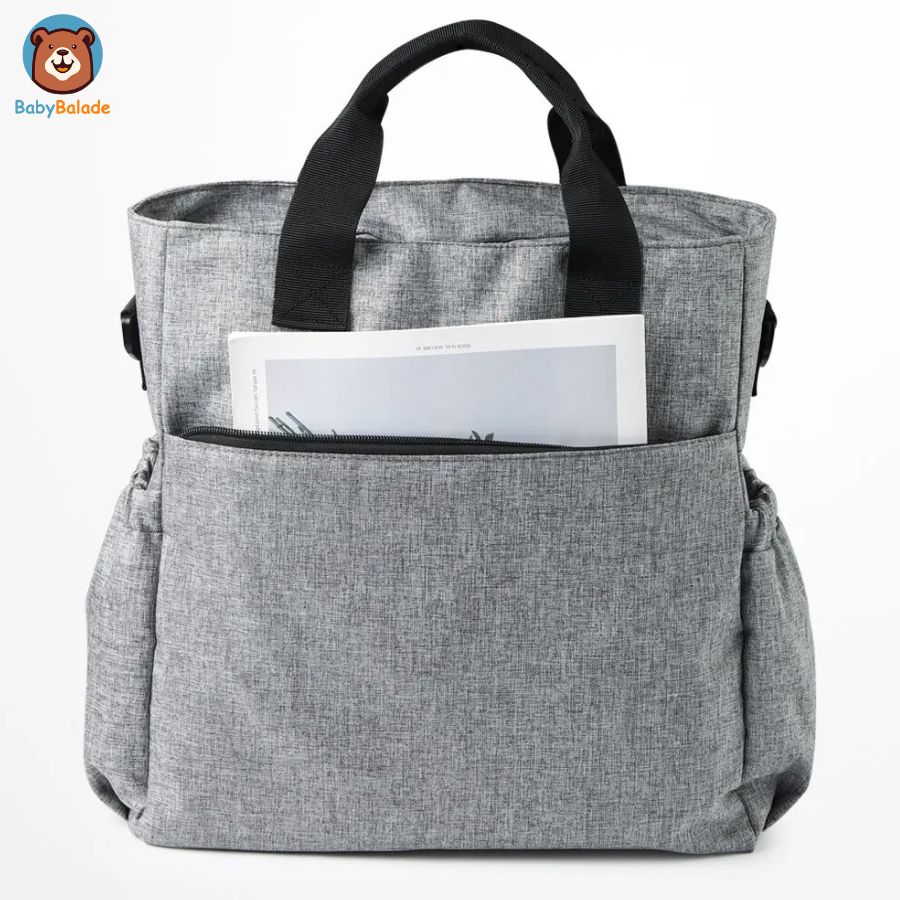 sac à langer bandoulière vue de dos