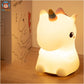 veilleuse bébé en forme de licorne design et mignone