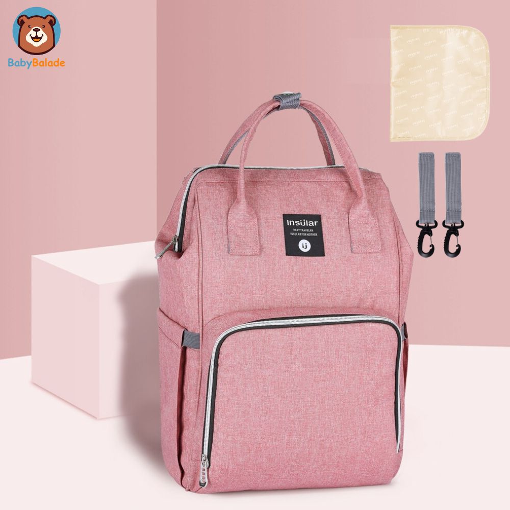 sac a dos a langer rose - Insular