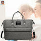 Sac à langer gris - bébé et maman