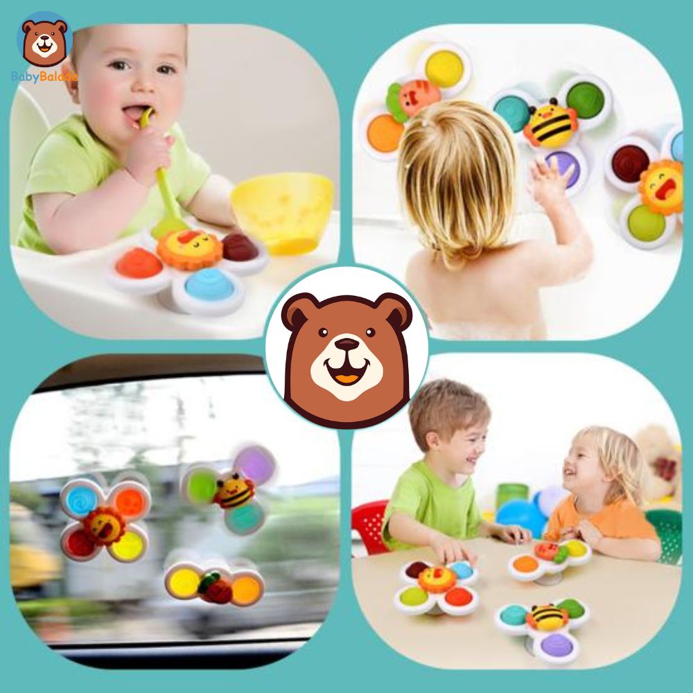 jouet sensoriel bébé baby spin - plusieurs options
