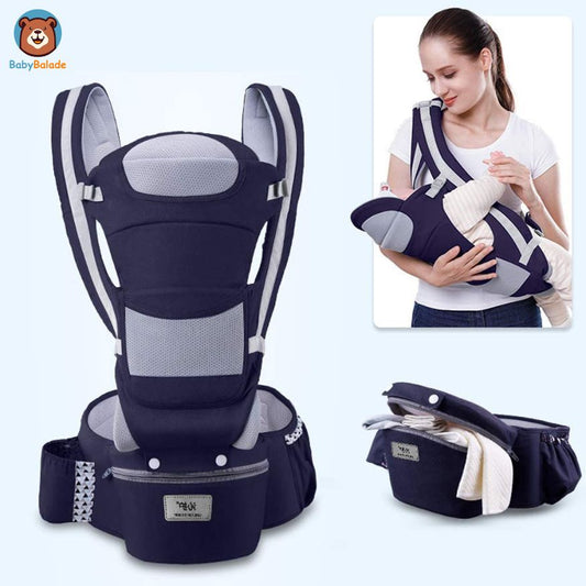 porte bébé ergonomique - bleu marine